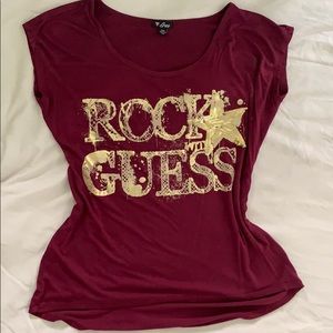 GUESS Rockstar soft tee. Size Medium.